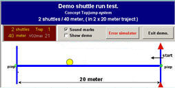 DEMO SHUTTLERUNLAUF